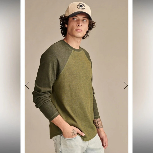 NWT Lucky Brand Double Knit Raglan - Picture 3 of 7